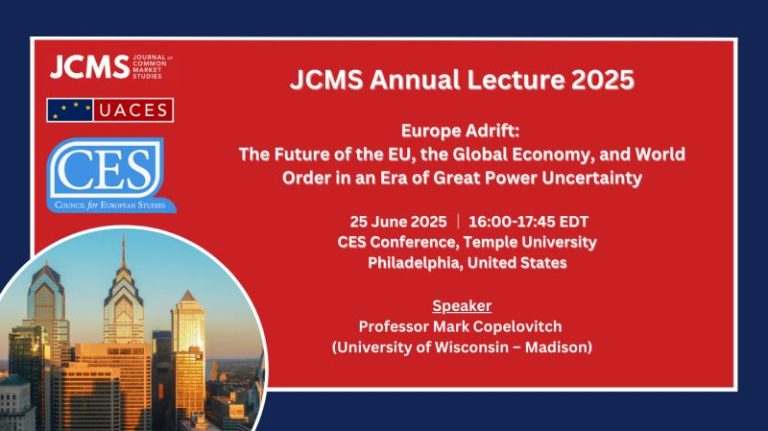 WATCH: JCMS/CES Annual Lecture: Mark Copelovitch, Europe Adrift