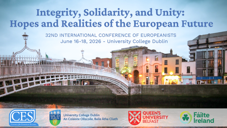 Now accepting applications: 2026 Council for European Studies Conference in Dublin